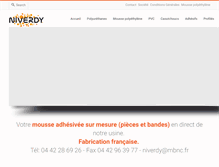 Tablet Screenshot of niverdy.com